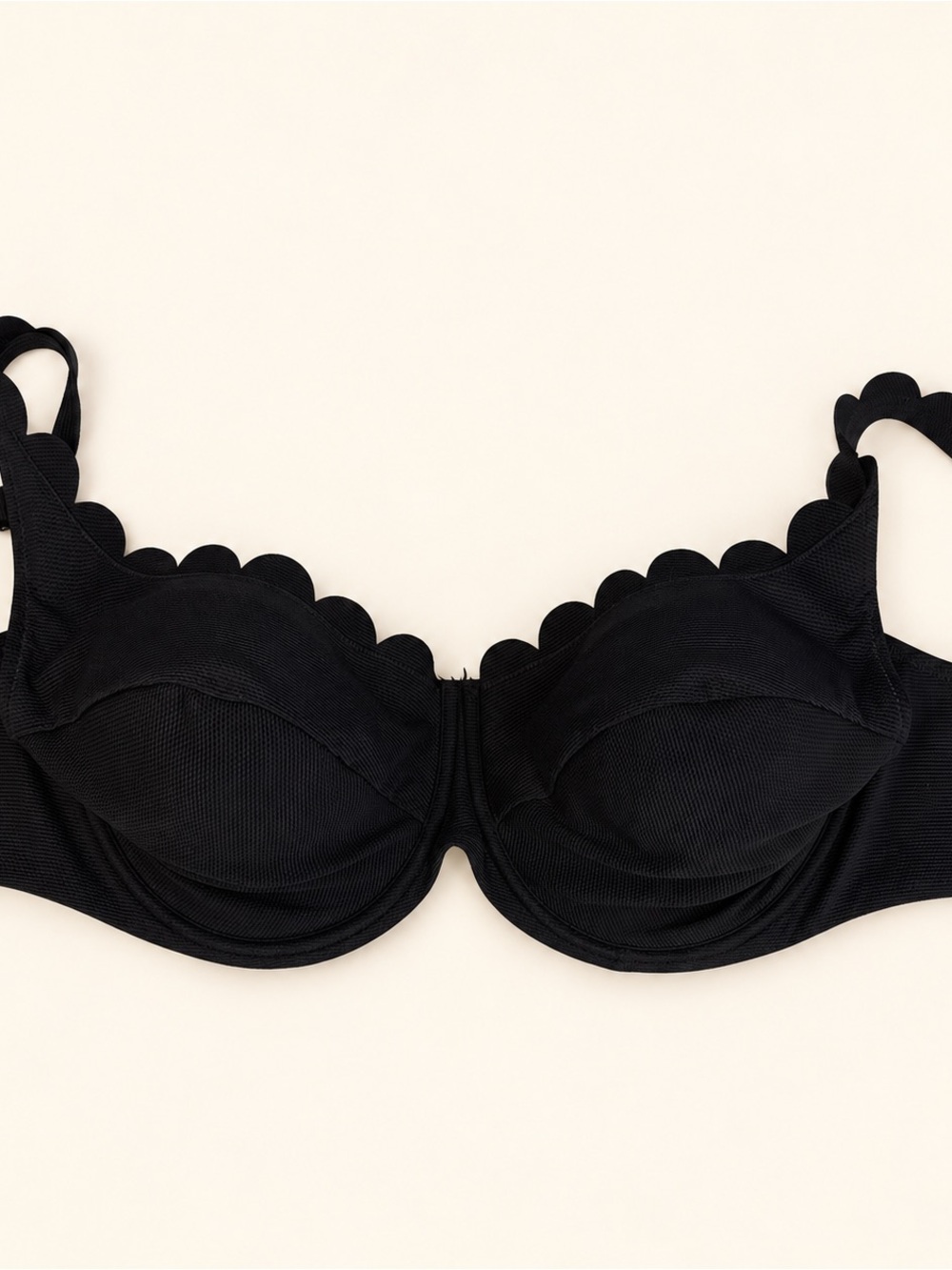 Panache Spirit Lauren Black Plunge Bikini Top 36J UK 36M US NWT